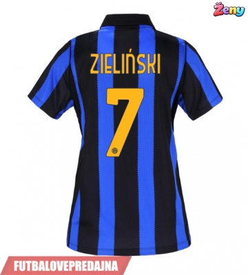 Lacne Ženy Futbalové dres Inter Milan Piotr Zielinski #7 2026-27 Krátky Rukáv - Domáci